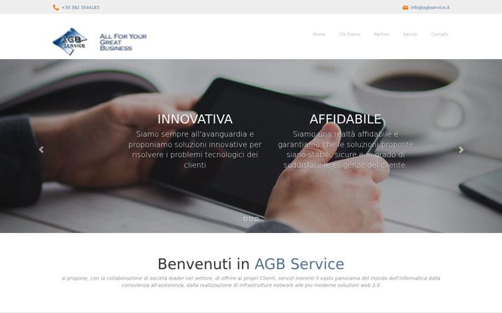 Screenshot of agbservice.it