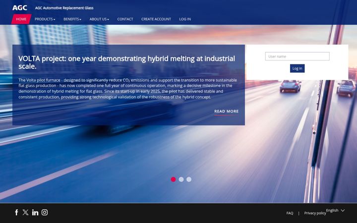 Screenshot of agc-arg.com