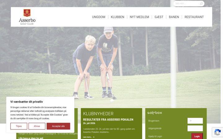 Screenshot of agc.dk