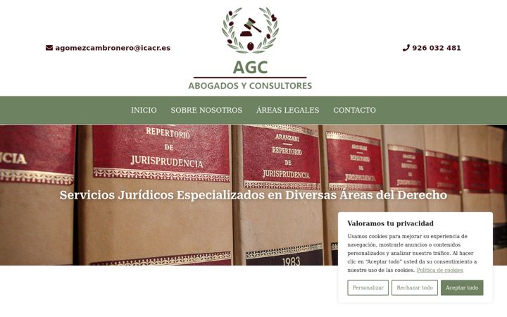 Screenshot of agcabogados.es