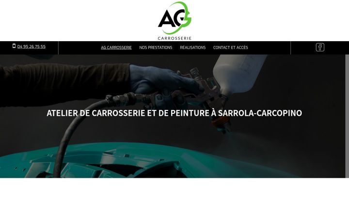 Screenshot of agcarrosserie.fr