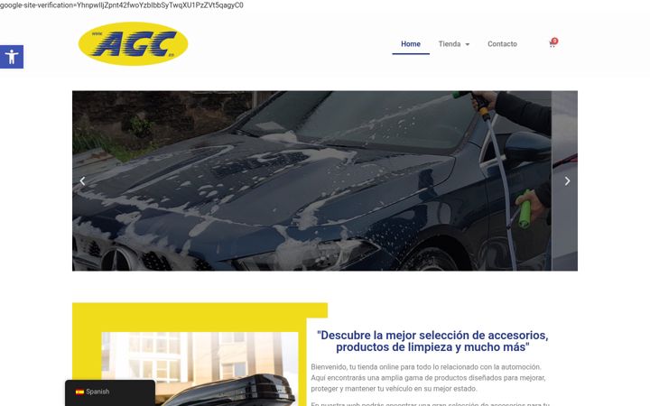 Екранна снимка на agcautorenting.es