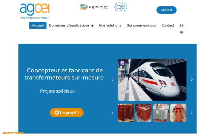Screenshot of agcei.com