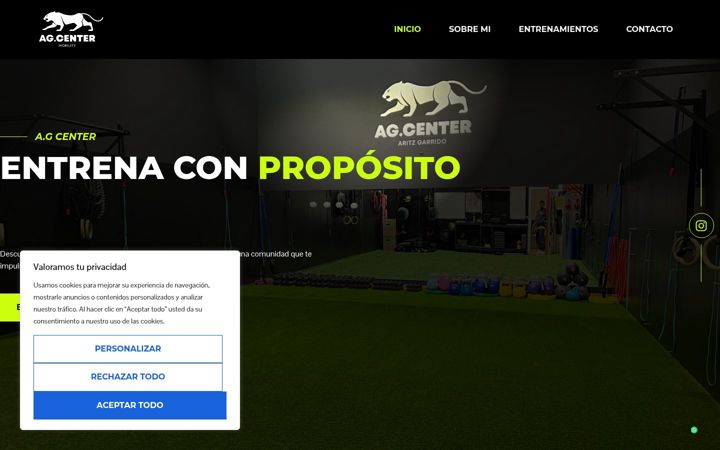 Screenshot of agcenter.es