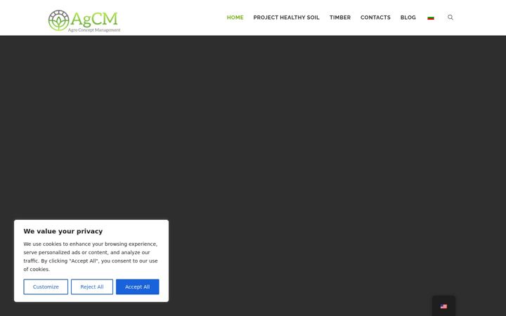Screenshot of agcmglobal.com