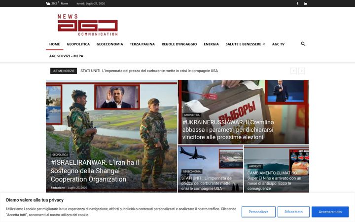 Screenshot of agcnews.eu