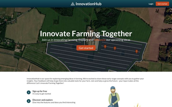 Screenshot of agco-innovationhub.com