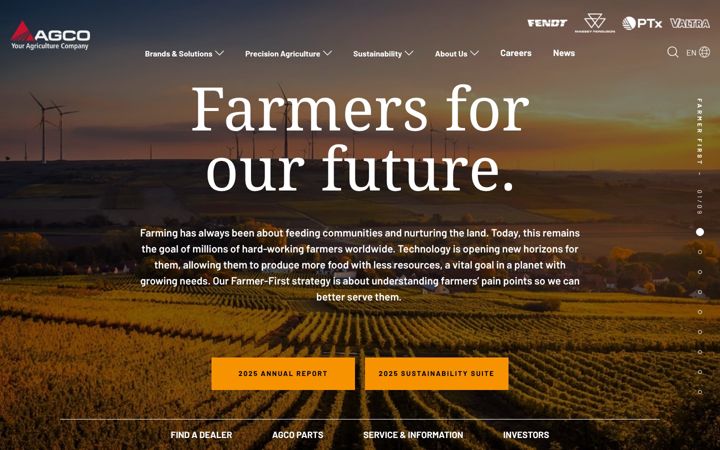 Screenshot του agcocorp.com
