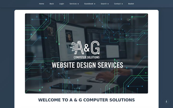 Screenshot of agcomputersolutions.com