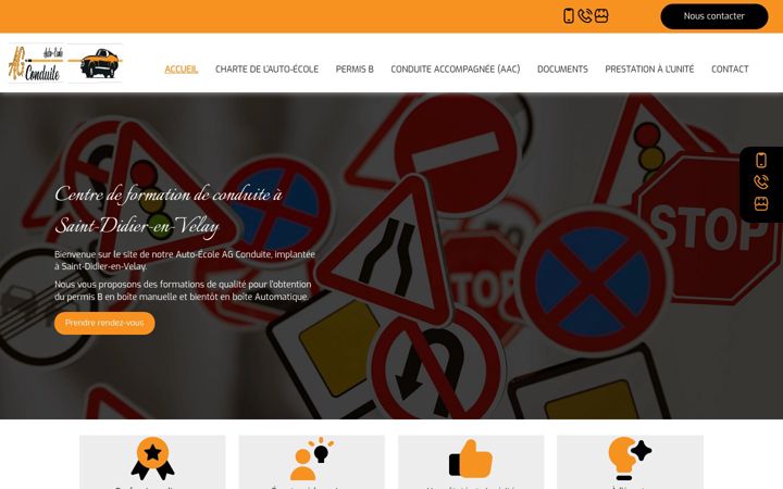 Screenshot of agconduite-43.fr