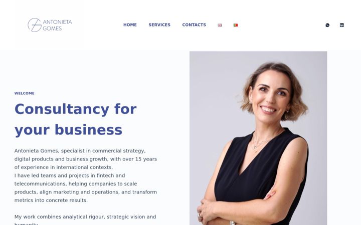 Screenshot of agconsulting.pt