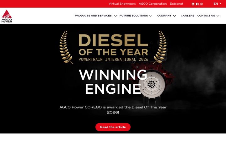 Screenshot of agcopower.com
