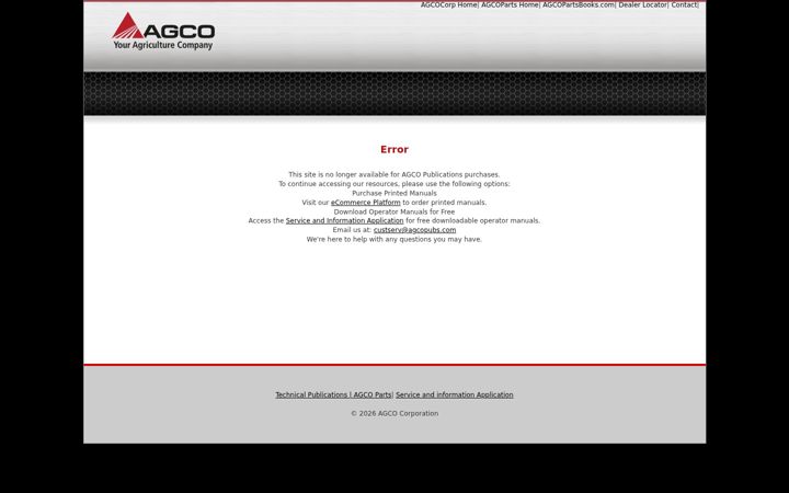 Screenshot of agcopubs.com