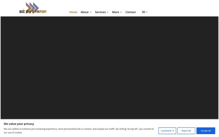 Screenshot ta' agcthecompany.com