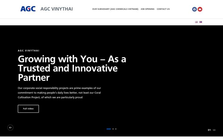 Screenshot of agcvinythai.com