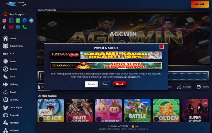 Ekrānuzņēmums no agcwin.it.com