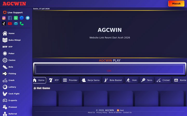 Screenshot van agcwin.net