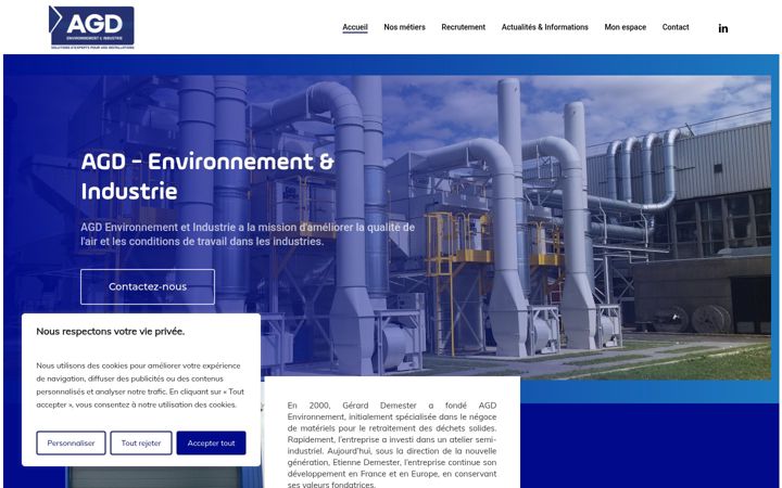 Screenshot ta' agd-environnement-industrie.fr