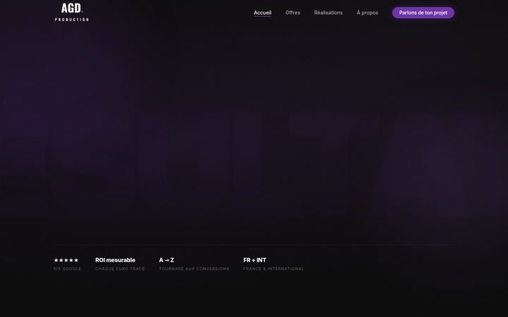 Screenshot of agd-prod.com