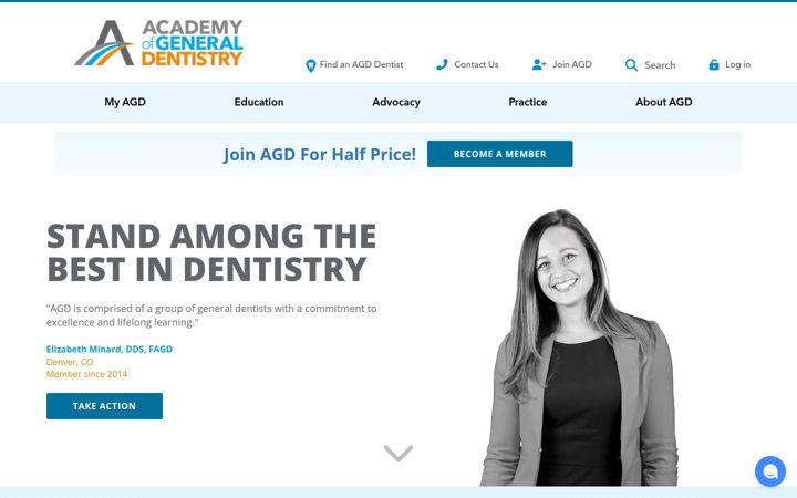 Screenshot of agd.org