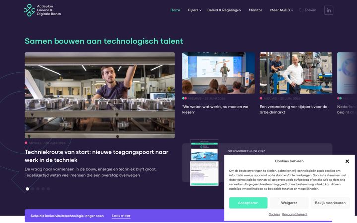 Screenshot of agdb.nl