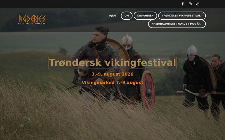 Screenshot του agdenesviking.no