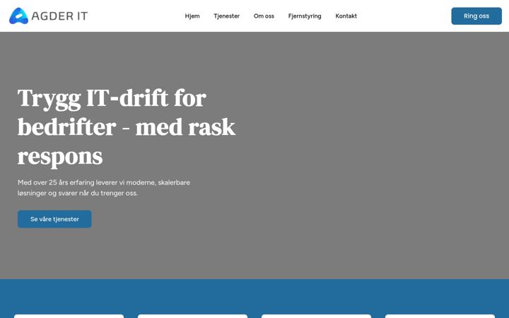 Ekraanipilt saidist agderit.no