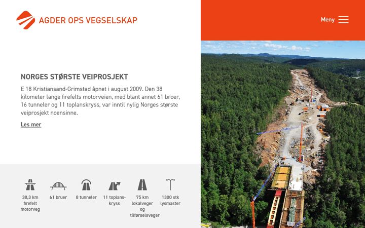 Ekraanipilt saidist agderops.no