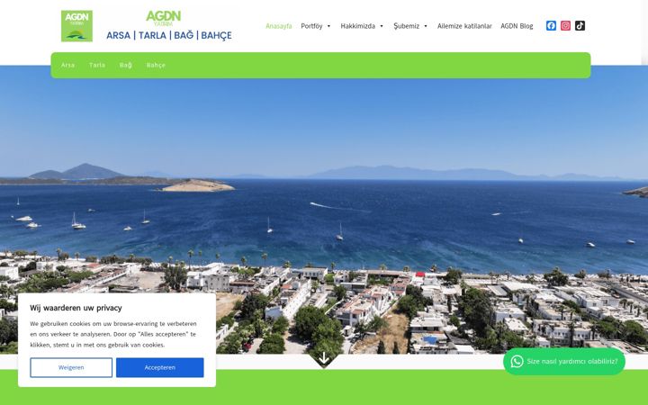 Screenshot του agdn-yatirim.com