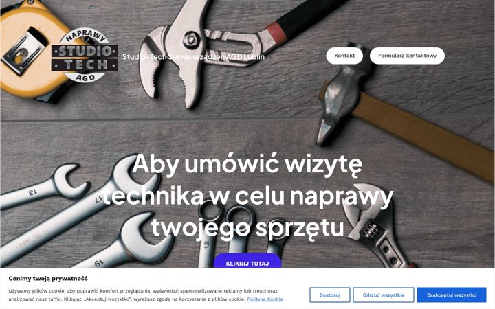 Screenshot του agdnaprawa.pl