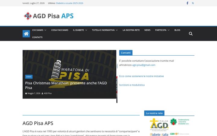 Screenshot of agdpisa.org