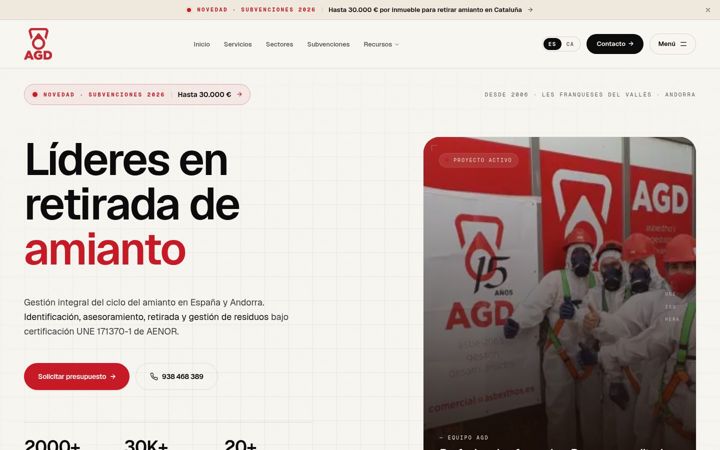 Screenshot του agdsolution.com