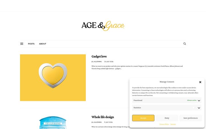 Screenshot of age-and-grace.com