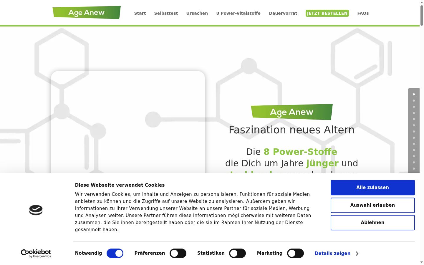 Screenshot tal-banner tal-kunsens muri qabel kwalunkwe interazzjoni