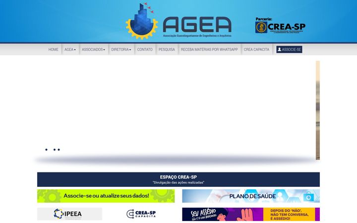 Screenshot of agea.net.br