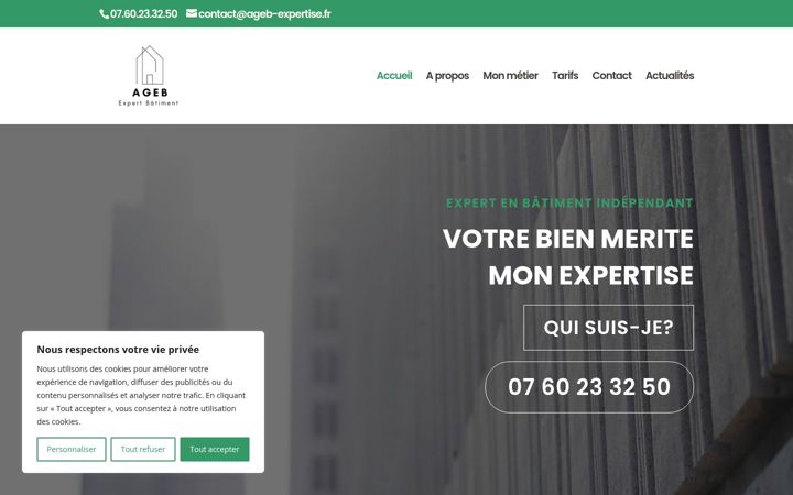 Capture d'écran de ageb-expertise.fr
