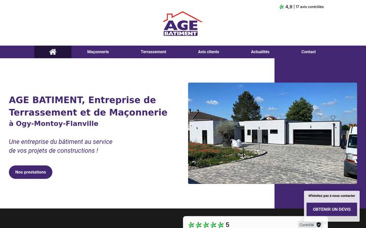 Screenshot of agebatiment.com