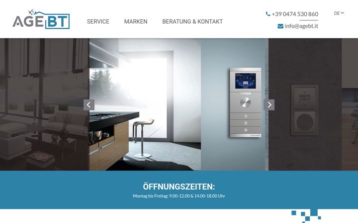Screenshot of agebt.it
