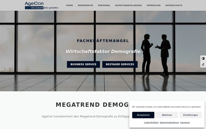 Screenshot of agecon.de