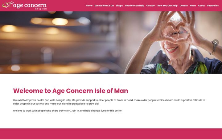 Screenshot of ageconcern.im