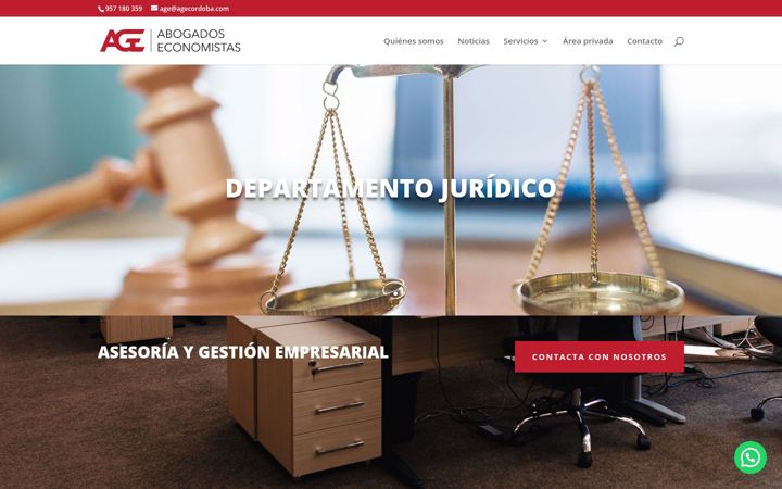 Screenshot of agecordoba.com