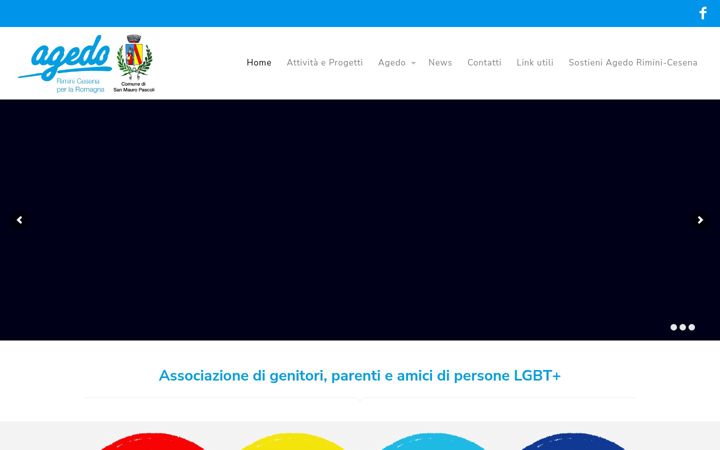 Screenshot stránky agedoromagna.it