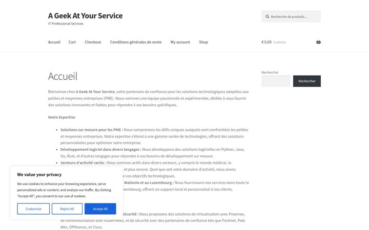 Екранна снимка на ageekatyourservice.be