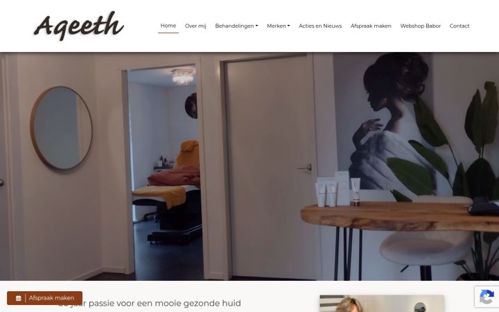 Screenshot of ageeth.nl