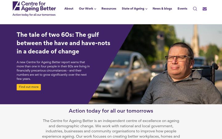 Screenshot of ageing-better.org.uk