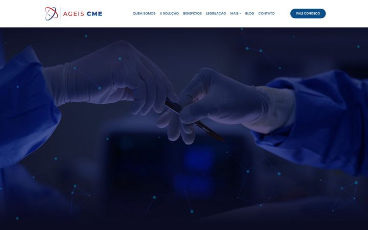 Capture d'écran de ageiscme.com.br