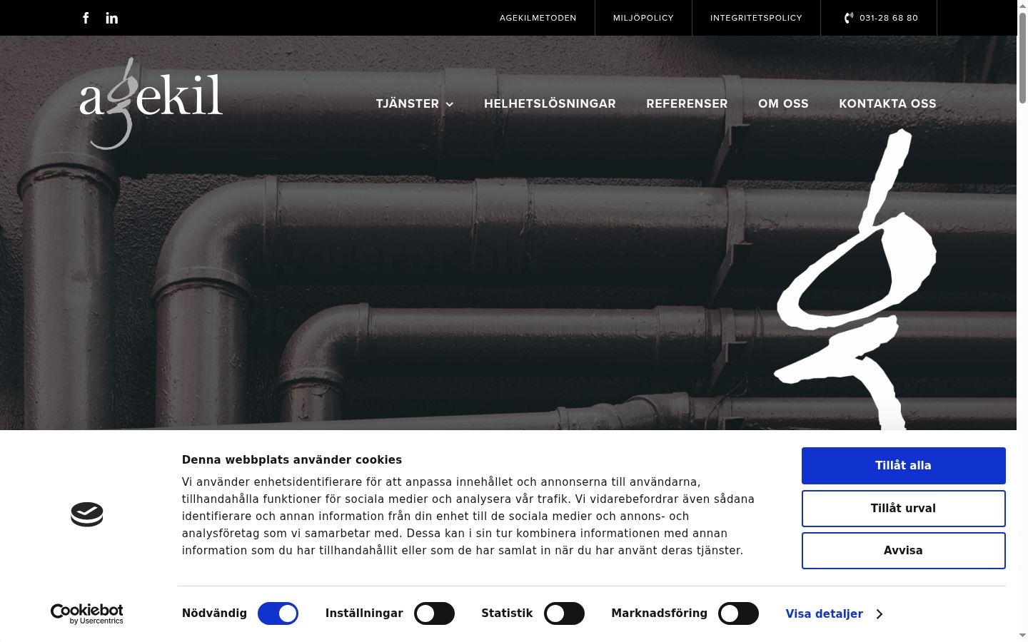 Capture d'écran de la bannière de consentement affichée avant toute interaction