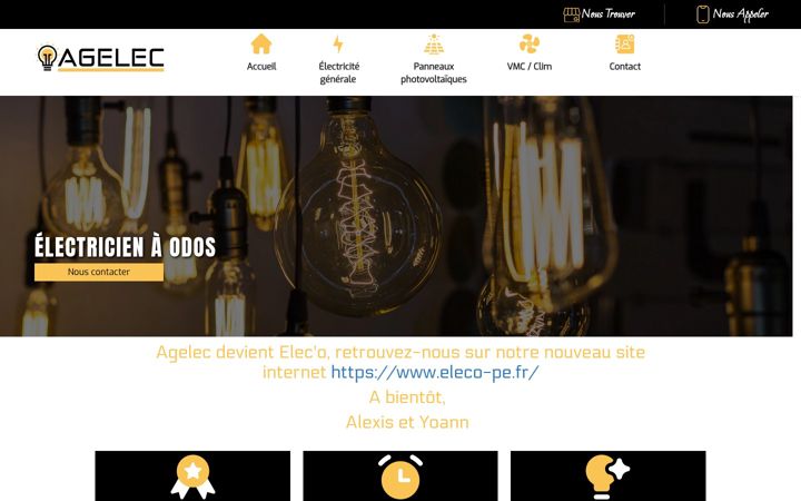 Screenshot of agelec65.fr