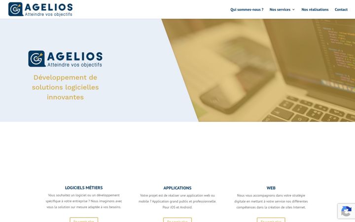 Screenshot of agelios.fr