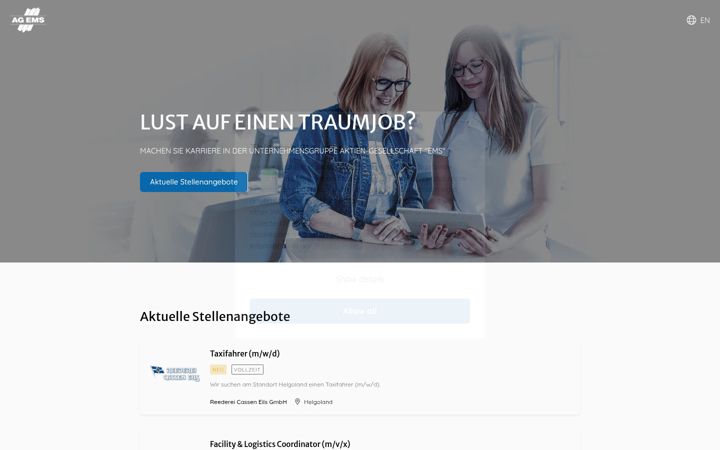Screenshot of agems-gruppe.de